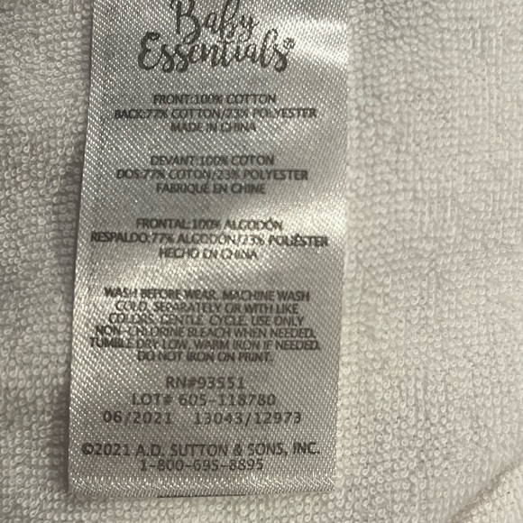 Baby Essentials “My First Thanksgiving” Holiday Bib Set of Three - Picture 6 of 6